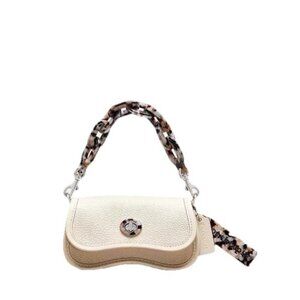 Coach Coachtopia Mini Wavy Dinky Bag White Cloud Leather CQ852 Crossbody